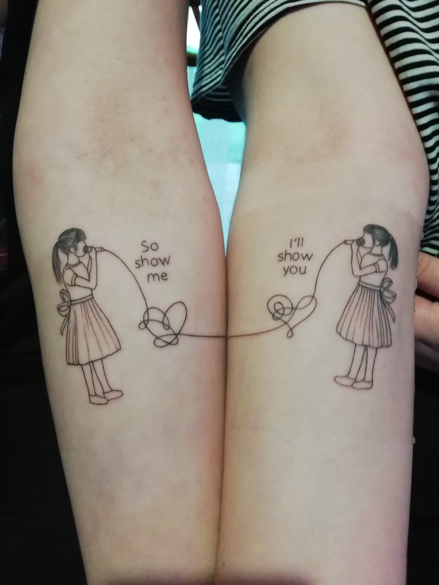 Тату биба и боба эскиз парные