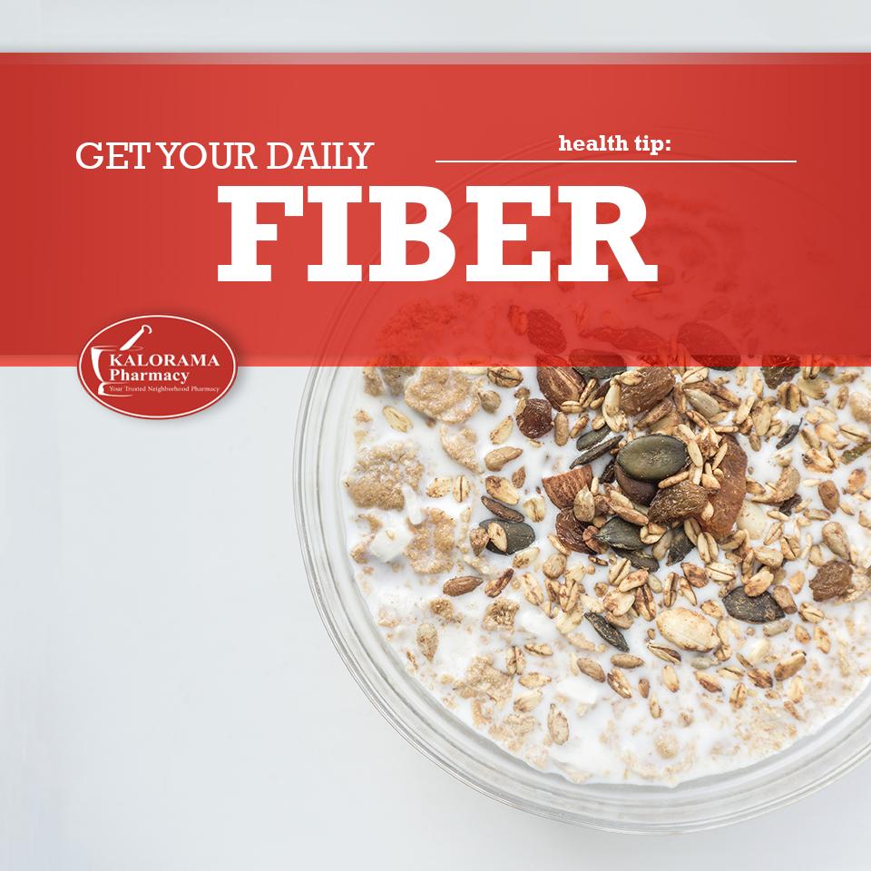 #HealthTip - Eat more fiber. You've probably heard it before. But do you know why fiber is so good for your health? Foods containing fiber can help you to maintain a healthy weight. It can also lower your risk of diabetes, heart disease and some types of cancer.