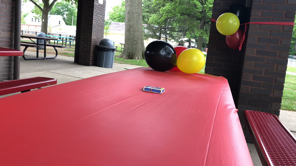 german_lhs's tweet photo. We are ready for this End of Year Party to start! Come to the Pavilion next to the playground in Lakewood Park for some food, games, and awesome fun! https://t.co/QBh46cWait