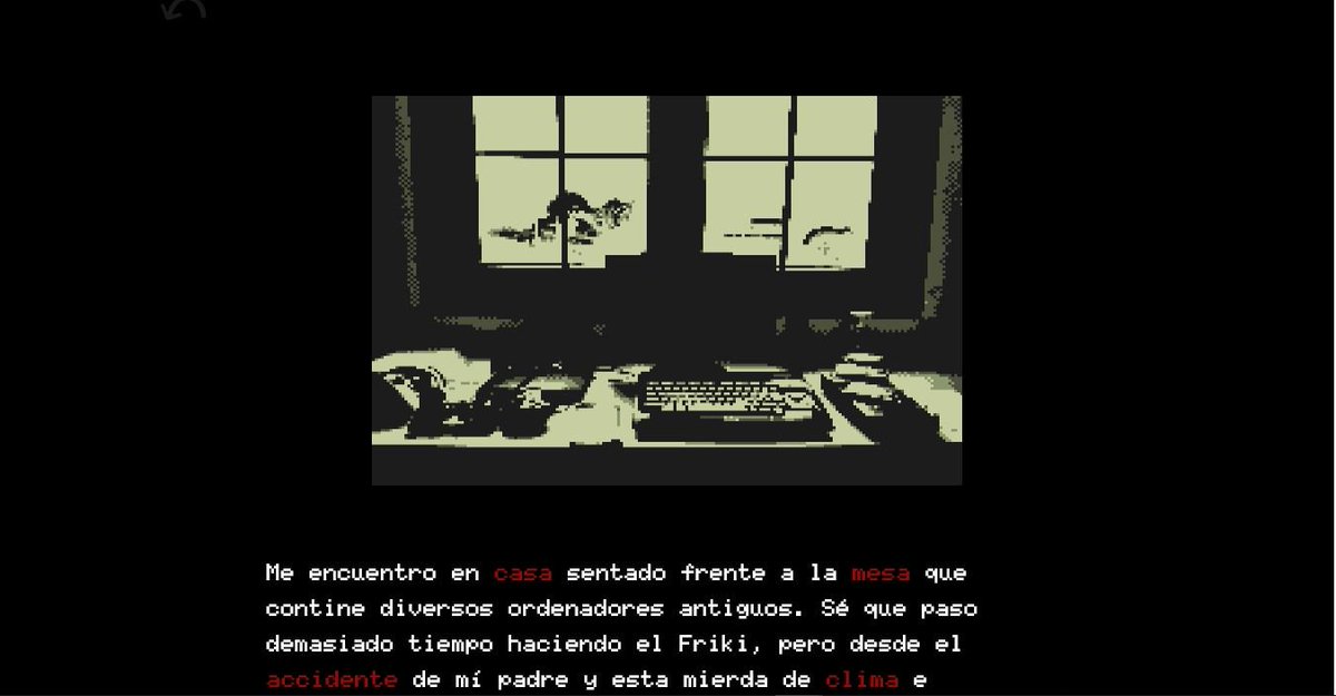 omrpps's tweet image. Hola he estado liadillo intentando hacer una aventurilla (Ficción interactiva) dedicada a los más viejunos, para que puedan recordar 😁
omrpps.itch.io/easter-eggs
Gracias @nenefranz por los consejos y @dconstanti @eslamod por ser los conejillos de indias. #msx #twine #indiedev