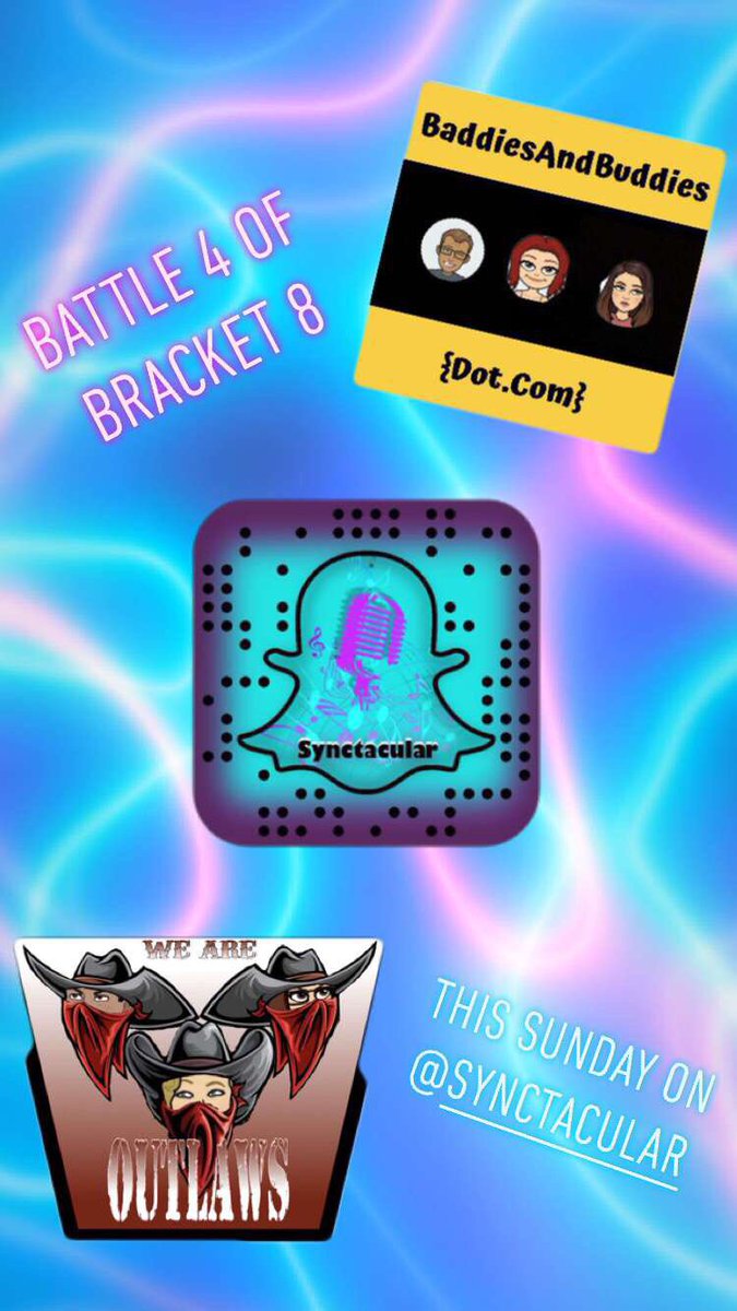synctacular's tweet photo. Check out today’s story on #Snapchat and meet the two new teams battling this weekend!

#lipsync #battle 

@iamsherriann https://t.co/QPwbGNS38h