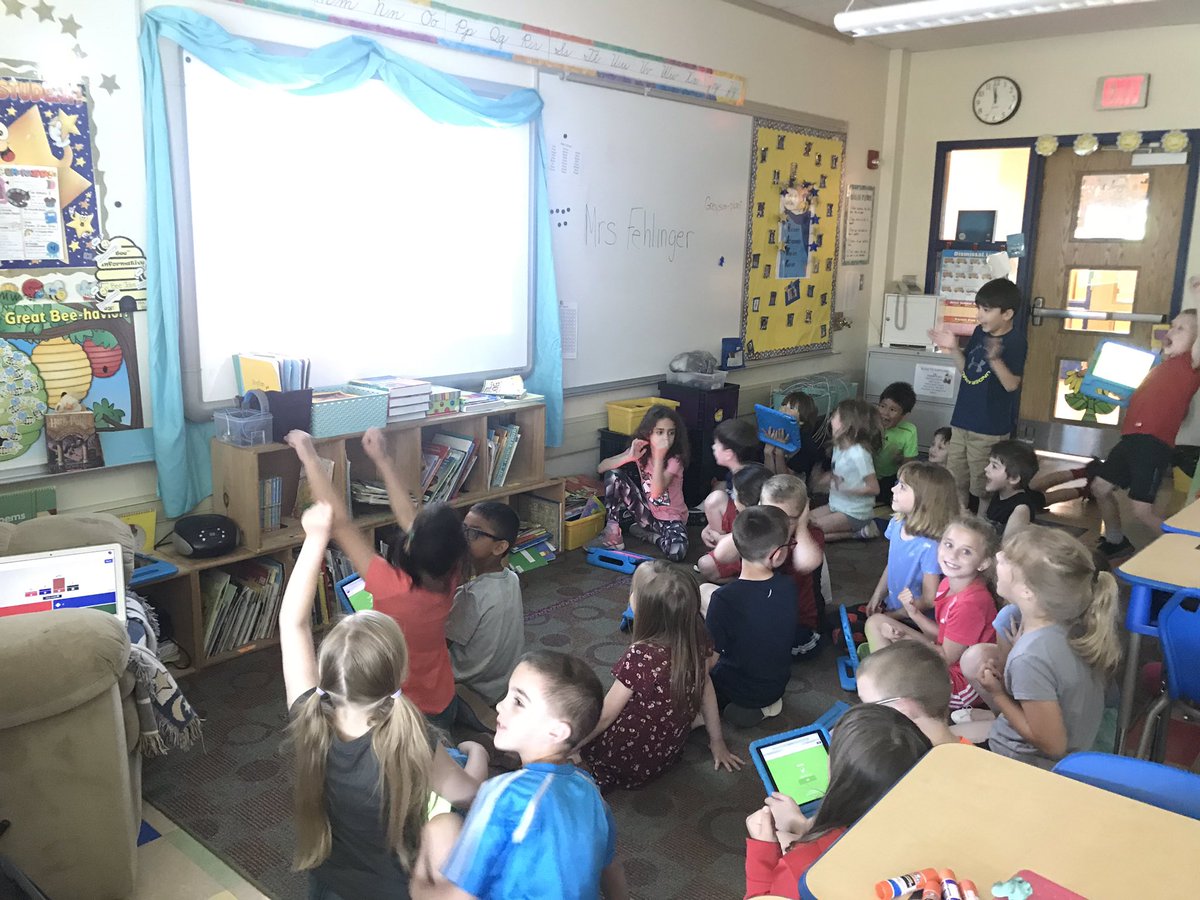 MrsFehlinger's tweet photo. Nothing like getting to know the teacher with a fun @GetKahoot game! Partners worked together to answer questions to find out all the important information like my favorite food on the boardwalk and my favorite book series! #WillowLaneRocks #EastPennPROUD https://t.co/NfGTuIjy8a