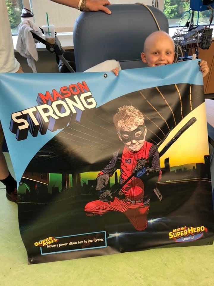MissMelanieMRO's tweet photo. Round 3 of treatment starts today!! #WarriorMason #WarrioMasonsArmy https://t.co/YT9LF0Xtue https://t.co/CFx7fzN05U