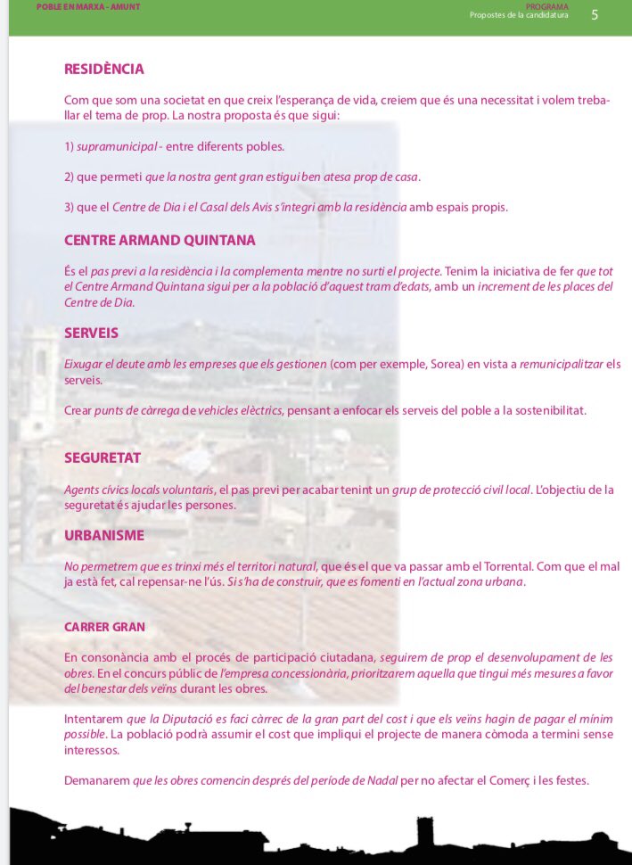 pobleenmarxa's tweet photo. Programa electoral. Tu també ets poble!
Part 2 
#calldetenes #municipals #pobleenmarxa #pobleenmarxaamunt #municipals2019 #municipisvalents https://t.co/8Qgzu5eHVa
