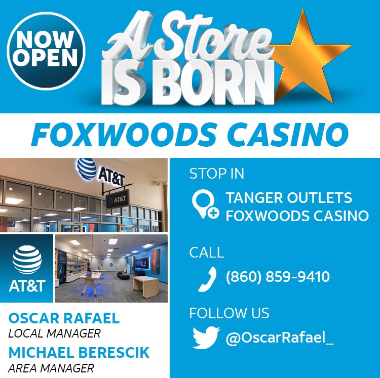 Everyone leaves a winner at the new AT&amp;T store at Foxwoods Casino!!!