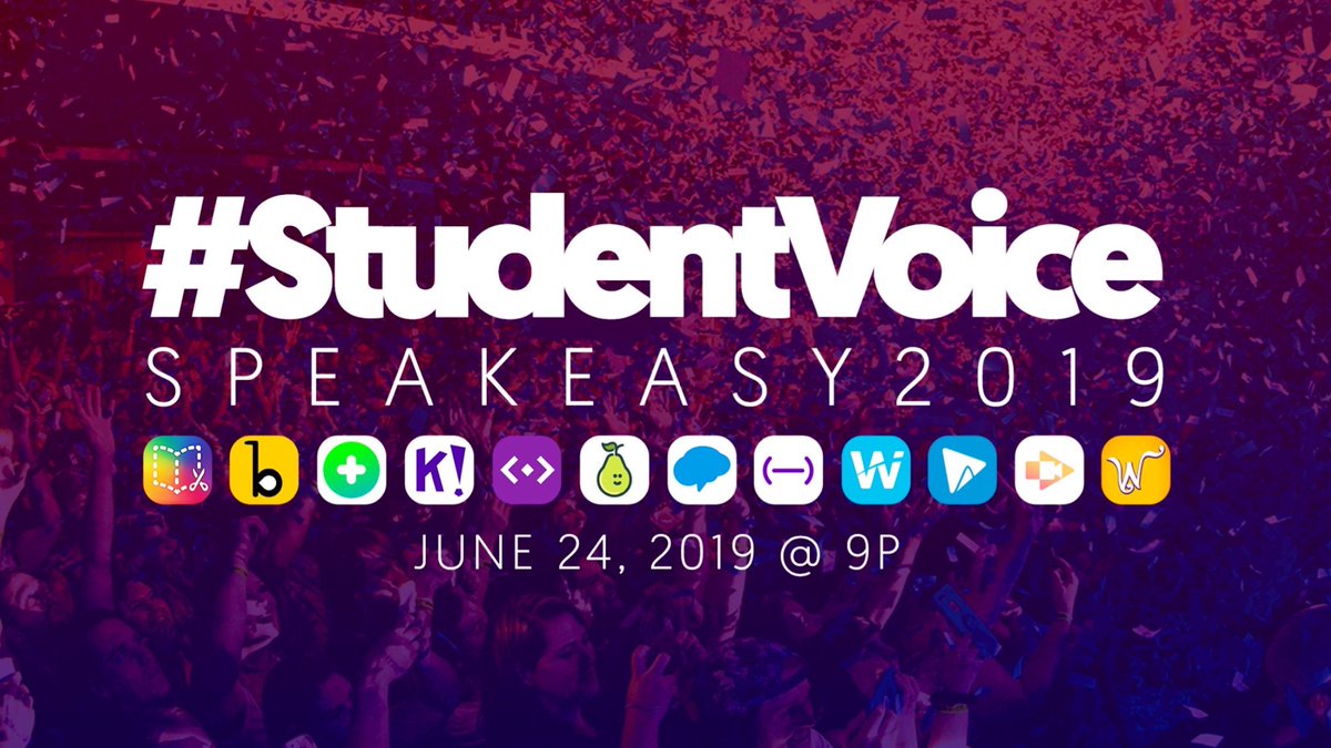 NiftyNef's tweet photo. If you plan to be at #ISTE19, make sure you don't miss out on the hottest party, the #StudentVoice Speakeasy. 

The @Screencastify squad is so excited about joining our friends at @Flipgrid to PAR-TAY!

RSVP here to join us: https://t.co/0fEm1pgGcE https://t.co/qVcCBSoFLF