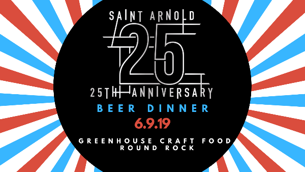 Saint Arnold 25th Anniversary Dinner Sunday June 9 + more! <a href="/saintarnold/">Saint Arnold Brewing Company</a> mailchi.mp/cc3eeee11982/b…