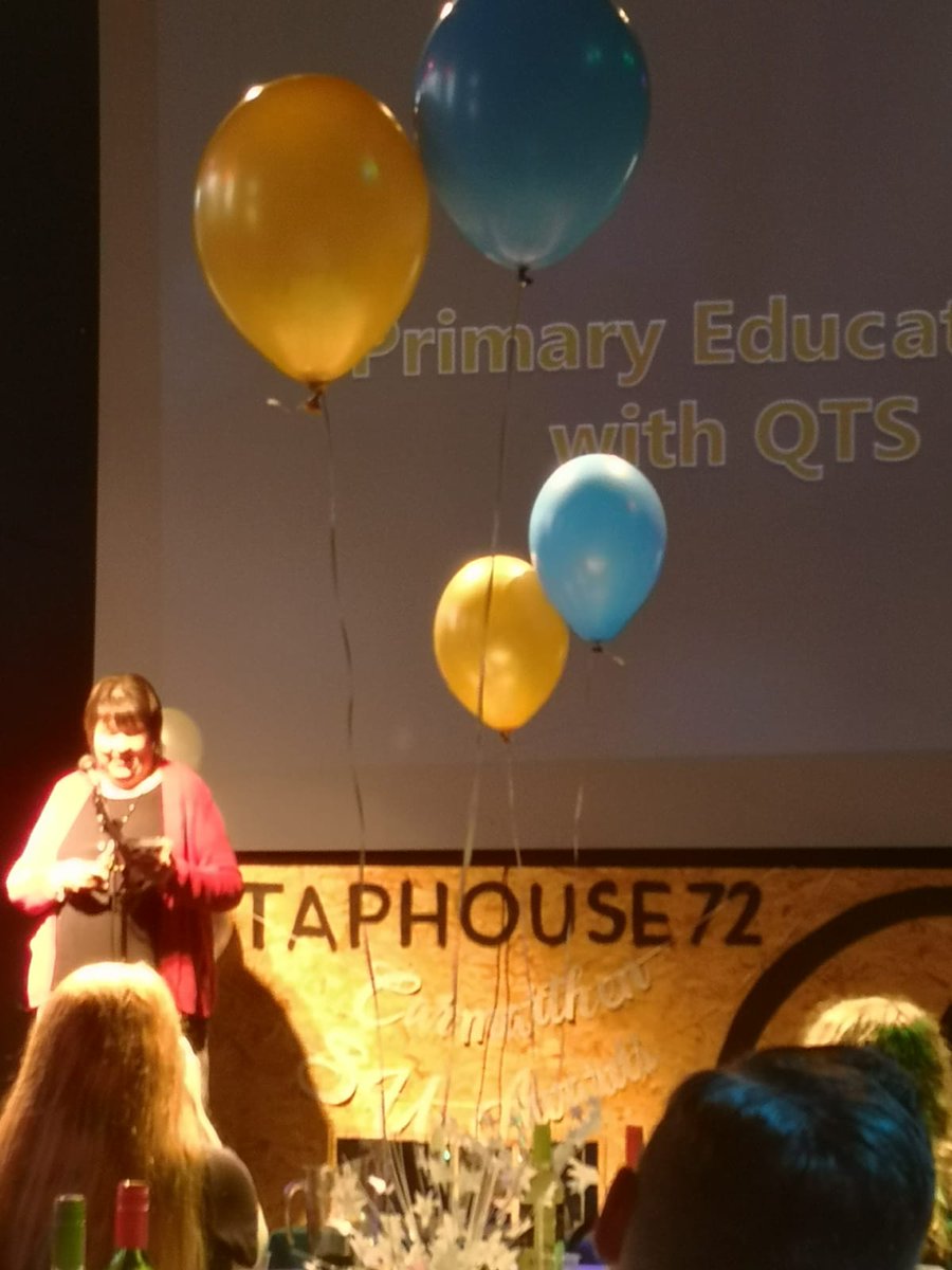 TsdTeachers's tweet photo. A big da iawn to Megan Jones who is this years winner of the corey sharpling award. a truly honourable award. and a big shout out to Primary ed QTS for winning course of the year @Athrofa @ESharpling @Dilynwr @TSDSUCarmarthen @UWTSDStudents https://t.co/B3mJ3IC9Yw