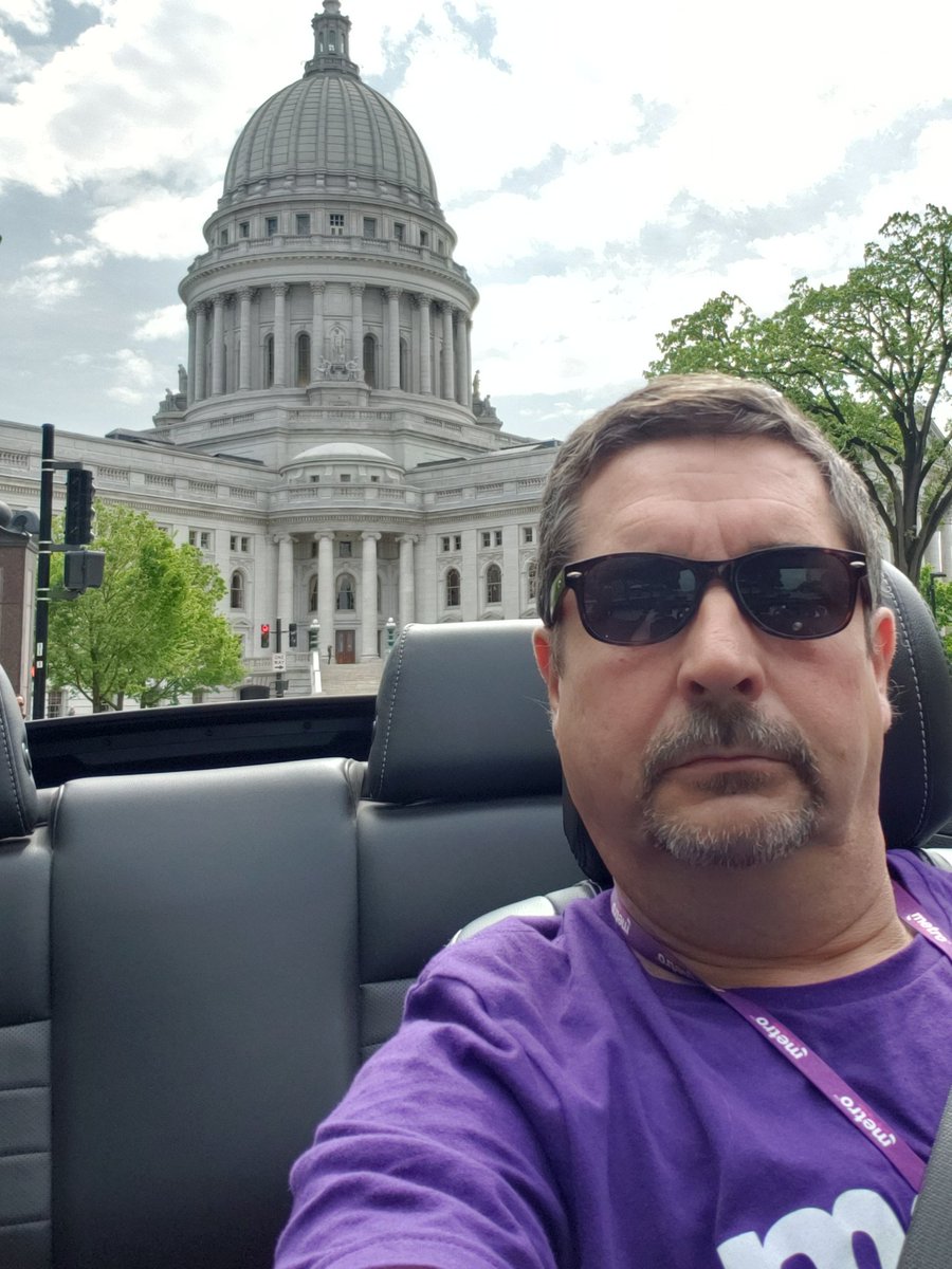 Living Purple in Wisconsin's Capital City #livepurple #boldnorth