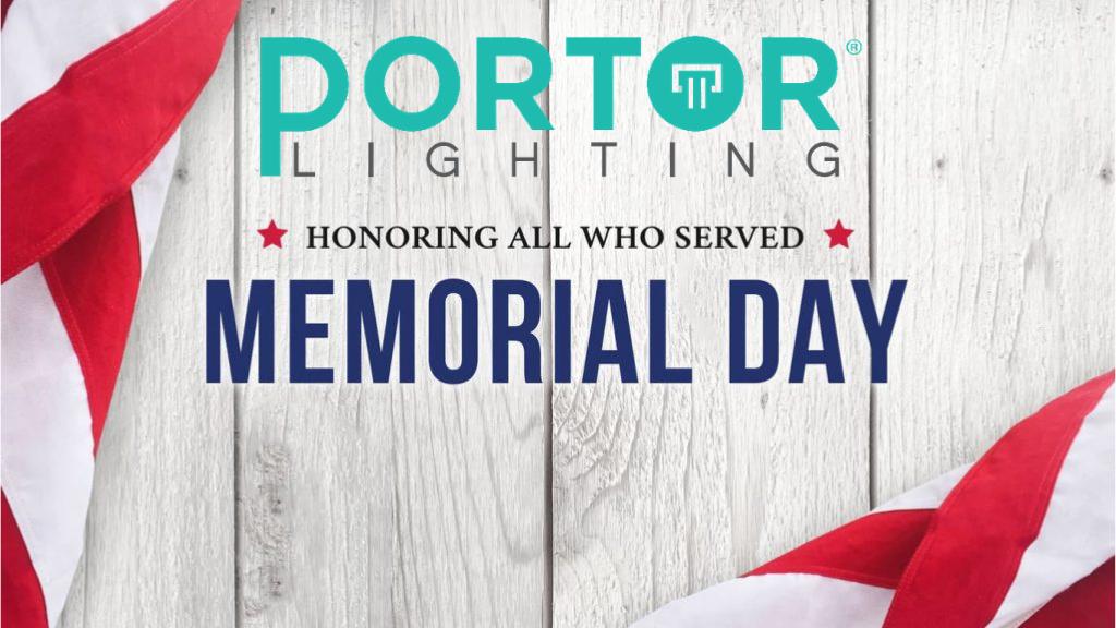 Portor Lighting would like to Honor those who have fallen and served our country, thank you for your service.

We will be closed Monday 27, 2019! 
#memorialday2019 #ledlighting #portorlighting