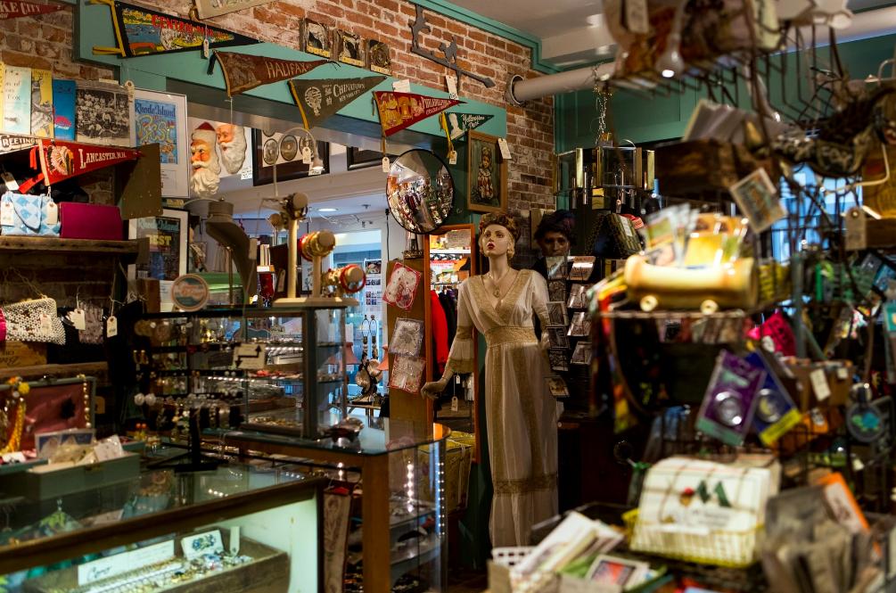 Visit <a href="/Arcadeprov/">TheArcadeProvidence</a>, the oldest indoor mall in the United States for some retail therapy. The mall focuses on independent retailers with local roots such as Carmen &amp; Ginger, which sells vintage wares (photo by <a href="/RubyWallau/">Ruby Wallau</a>).