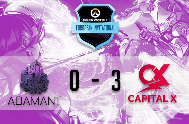 We lose against <a href="/CapitalXGG/">Capital X Esports</a>, and our adventure in @monkey_ow EU Invitational sadly ends here! 💔

First tournament with the new roster and also playing with our sub.
We'll come back stronger next time 💜

#StayADAMANT💎