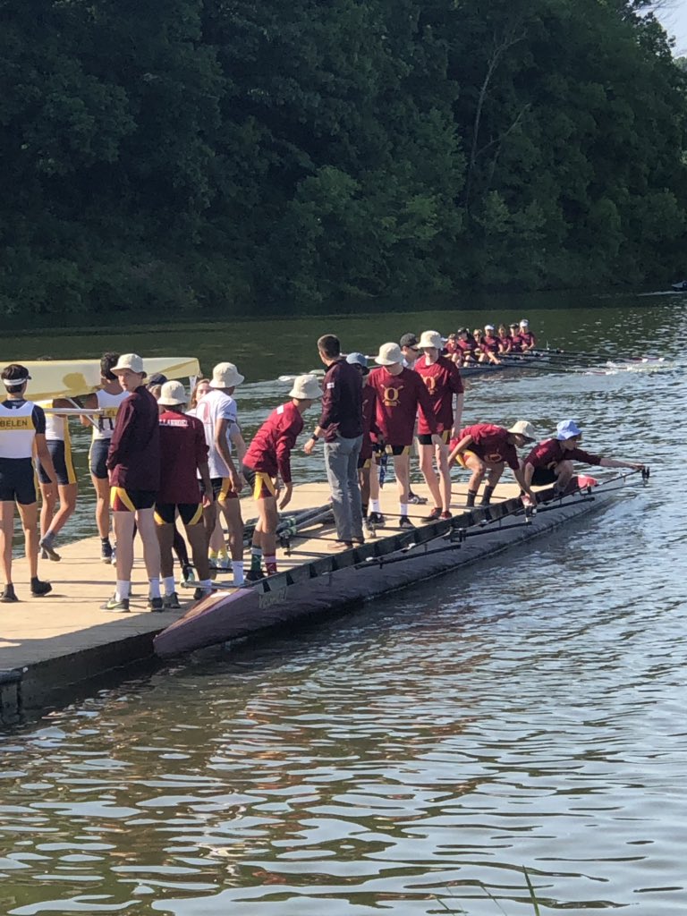 Boys frosh 8 launching for heats! <a href="/OaktonHS/">Oakton High School</a> <a href="/oaktoncrew/">Oakton Crew</a> <a href="/OaktonAthletics/">Oakton Athletics</a>