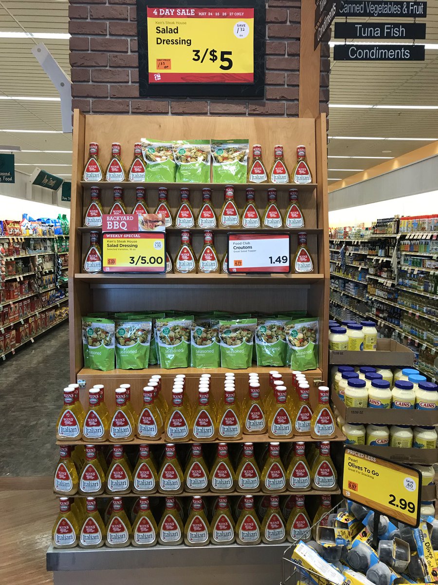taps_bugler's tweet photo. @CPGMemorialDay my hometown Roche Bros (I opened the original store) #matchlight #kensdressing #pompeian #Mickeybars #AcostaMemorialDayChallenge https://t.co/AlUJq6cpFq