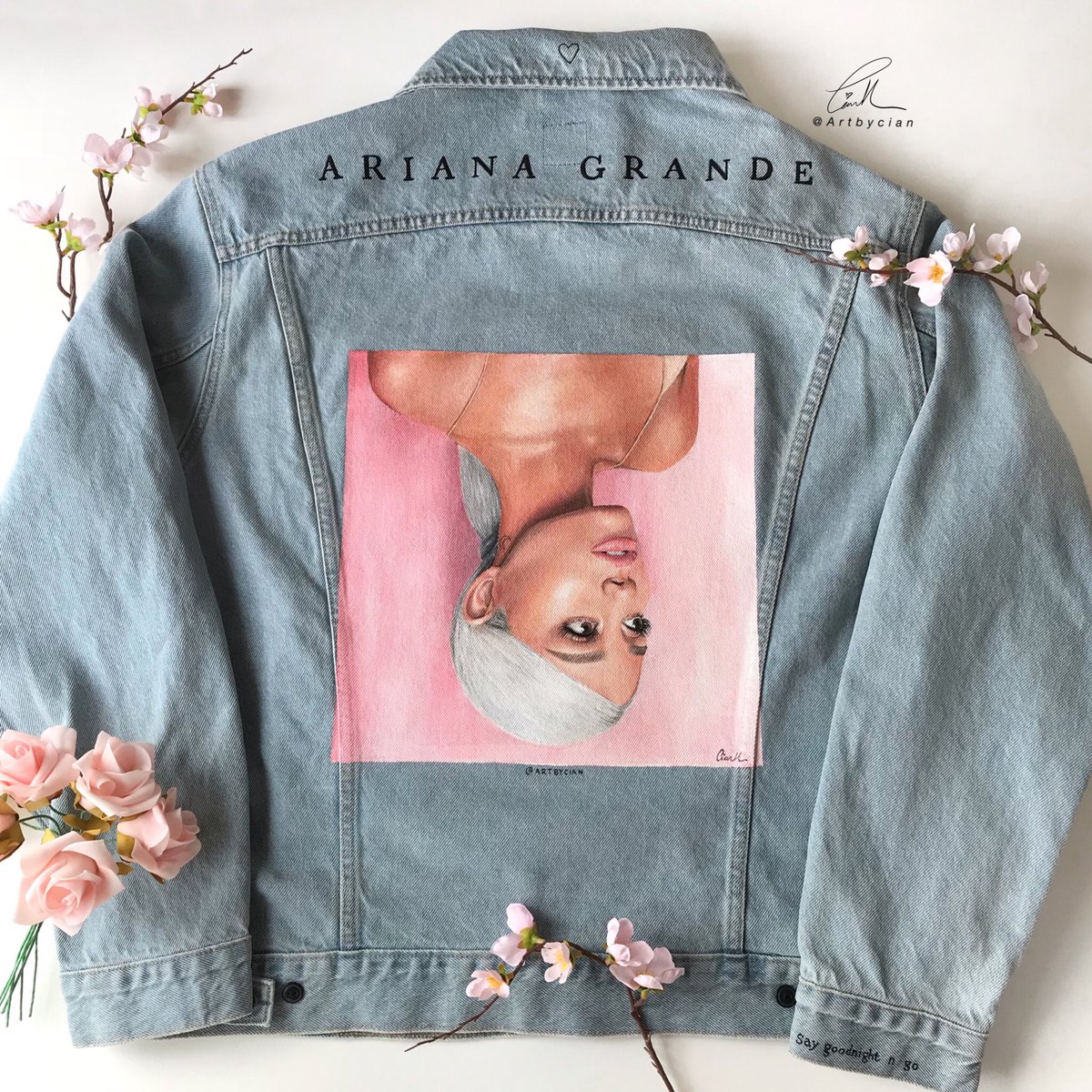ariana grande denim jacket