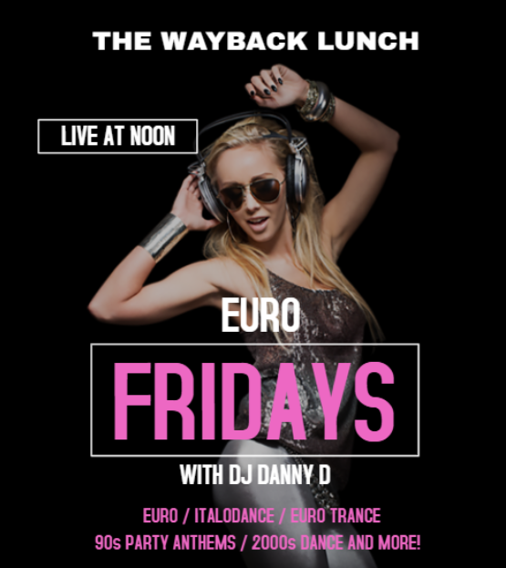 ILuvEurodance's tweet photo. The #WaybackLunch is #LIVE NOW! Lock in for #EUROFRIDAYS w/ @TheRealDJDannyD on @Z1035Toronto. Dropping the very BEST in #EURO, #Italodance, #EuroTrance, #90s #PartyAnthems, #2000s #Dance and more! #Z1035 #Waybacks #Retro #FM #radio #Toronto #TO #DJDannyD #RT #music @TonyMonaco https://t.co/1FpNU1JJRi