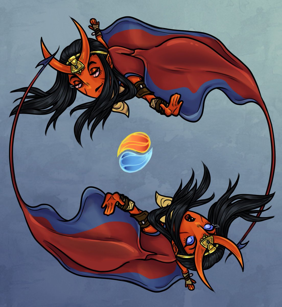 Tim Avos on X: #PF #Pathfinder_Kingmaker #PFanart #Kanerah #Kalikke Mermay  is almost off, sooo....Kanerah and Kalikke from @PathfinderGame by  @OwlcatGames like stingray's twins t.coEqtuzEHN6a  X