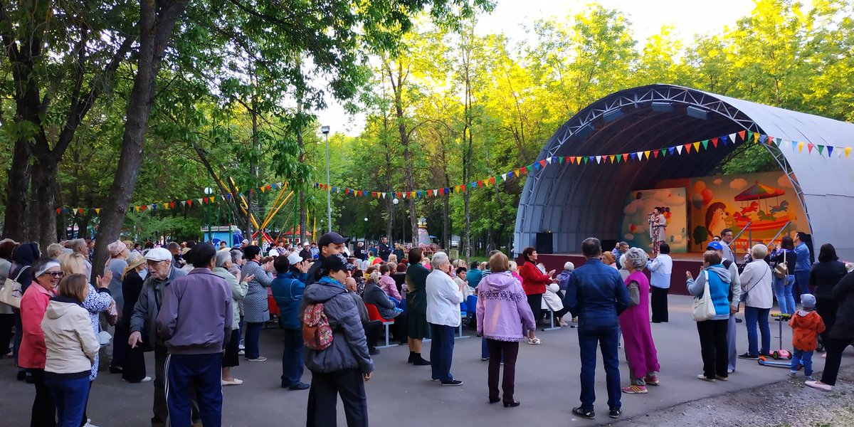 Концерт Ольги Владимировны Козыревой в Детском парке.