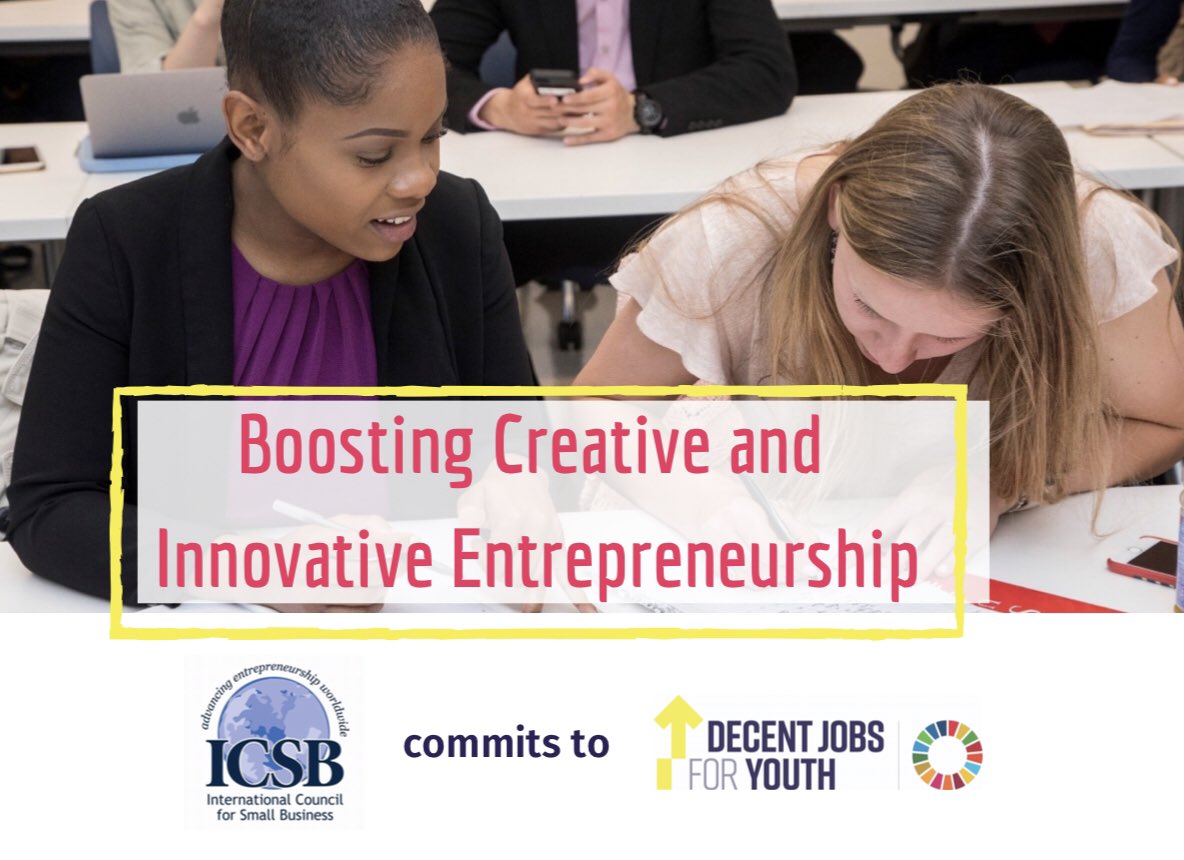 ahmedmohosman's tweet image. Very proud to announce @ICSB commitment to the @DecentJobsYouth Global Initiative with our flagship @ICSBAcademy . The #future is bright #Entrepreneurship #startups #DecentJobsForYouth #icsbcairo2019