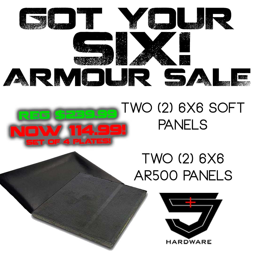 sjhardware's tweet photo. SIDE ARMOUR VALUE PACK!
6X6 LVL IIIA SOFT 6X6 BACKING PLATE
6X6 AR500 SIDE PLATE UNCOATED
REG $230!!!
https://t.co/MR0DH4O56N
#ifyoucantbearmedyoubetterbearmoured
#IYCBAYBBA
#bodyarmour
#igmilitia
#ccfr
#NoBeta
#CombatCompetitionDefence
#sjhardware https://t.co/PhOYOiMxQs