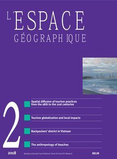 New issue
Tourism: From the beach to the globe | Spatial diffusion of tourism practices | Tourism globalization and local impacts | Backpackers’ district in Vietnam | The anthropology of beaches 
cairn-int.info/journal-espace…