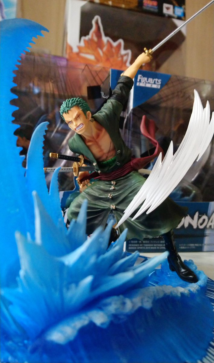 KingsaiyanShop's tweet photo. Esta figura de Zoro Roronoa que ya tenemos en Stock es alucinante! 
Es un Figuarts Zero que no puede faltar en tu colección para lucir este verano en la vitrina 😁
👉https://t.co/pBuJtehxFB https://t.co/TZgnRoGR2k