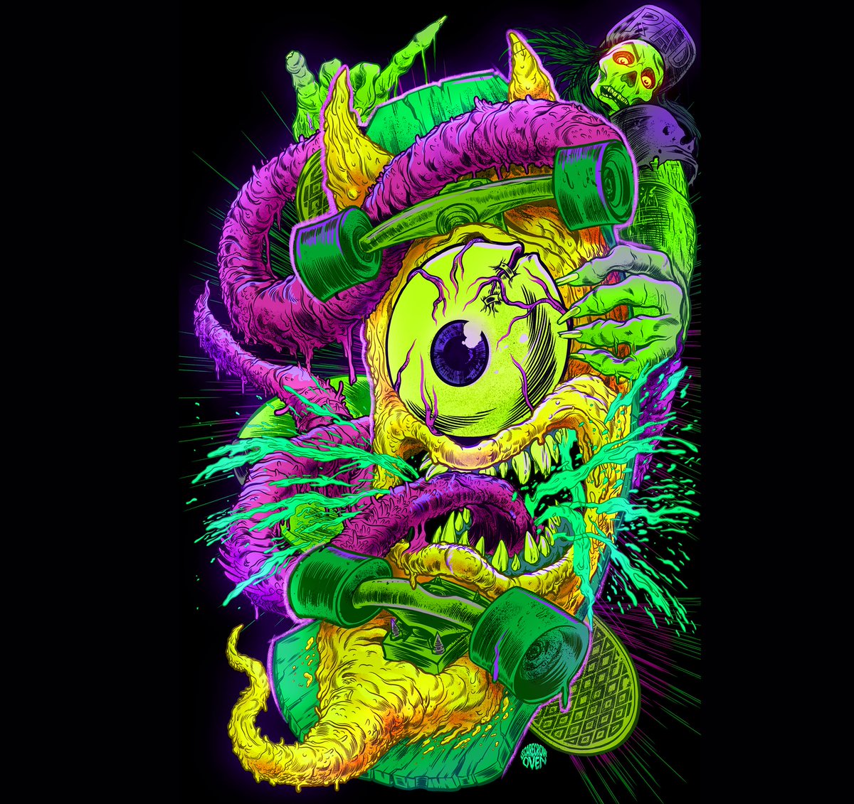 scarecrowoven's tweet photo. Colors..... @theradwraith #radwraith #comics #horrorart https://t.co/9PlHF7KUjZ