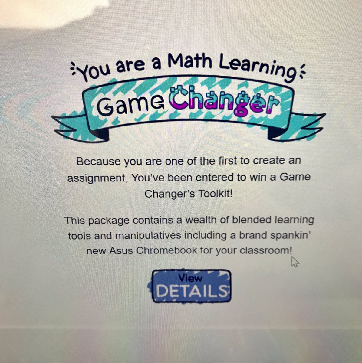 MissJoyceOCSB's tweet photo. Just completed my planned assignment using @ZorbitsMath!! “Magic Measurement” coming to grade 1 starting Monday.   🤞🏼 I hope we win the toolkit.  

#ocsbMath #ZorbitsHunt #OCSBBeInnovative #ocsbZorbits @KimLacelle2 @StBrAndreOCSB https://t.co/cHtY4lzKWT