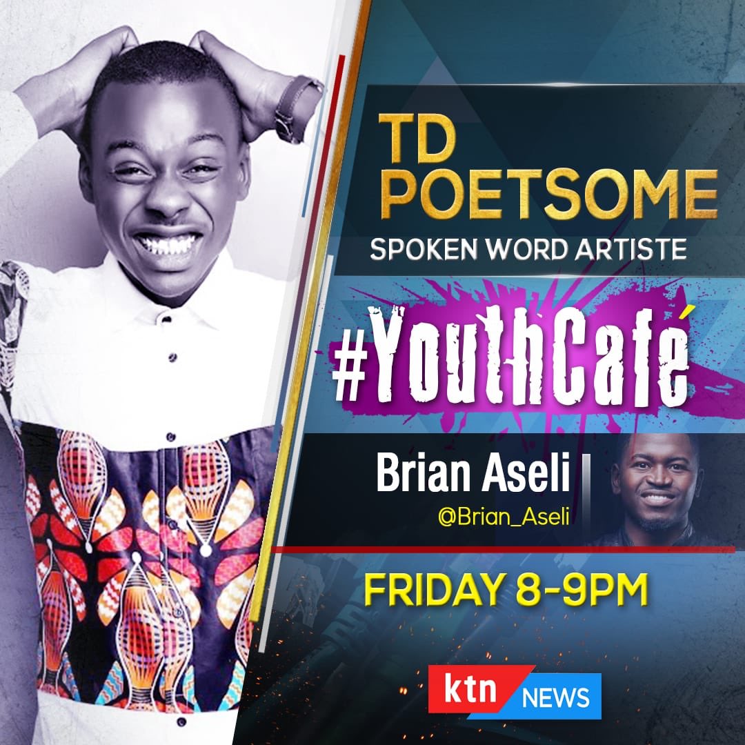 My G @TDPoetsome Live on #YouthCafe hosted by @brian_aseli