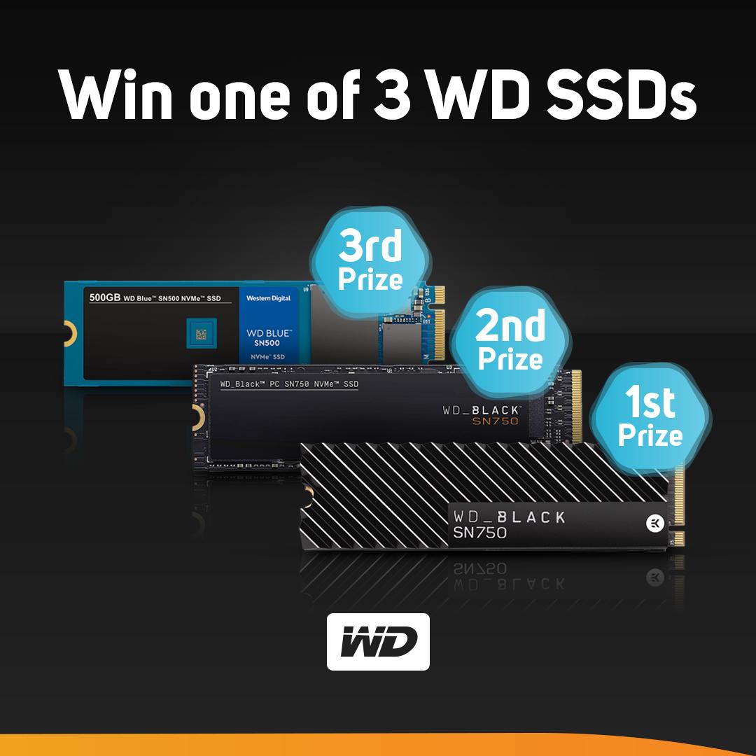 Scan Computers on Twitter "WIN one of 3 WDC_Gaming M.2 NVMe SSDs in