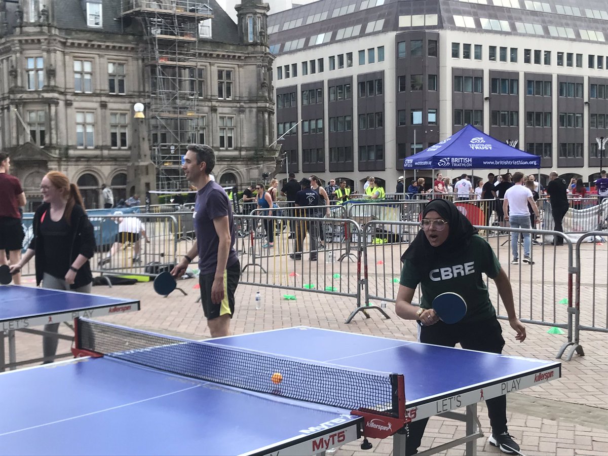 LouiseWyman's tweet photo. Shooting hoops in #BrumSun warming things up for #CommonwealthGames2022 https://t.co/pBDdUIwbQe