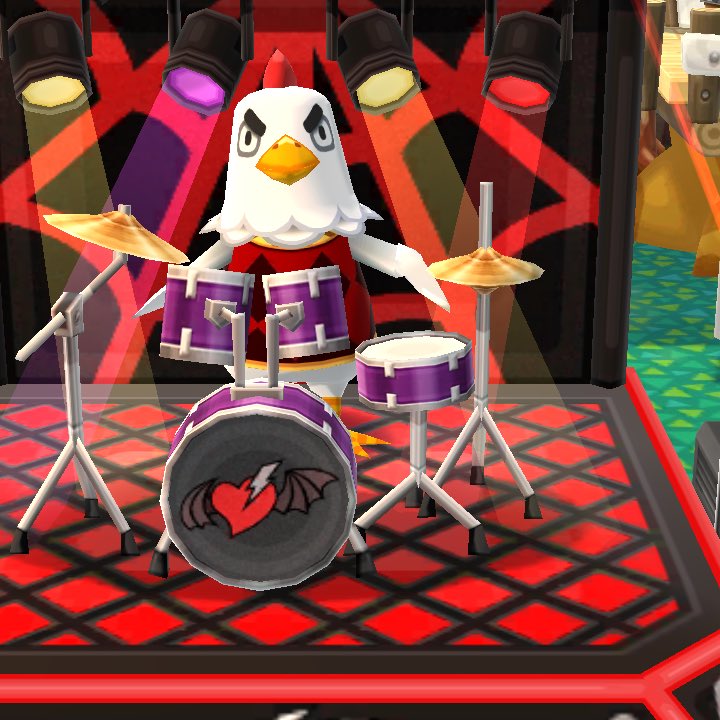 claydolcrossing's tweet photo. ROCK ON GOOSE!!!! 🎸🐔 #acpc #ACPCBand #pocketcamp https://t.co/RuSJJuJQmx