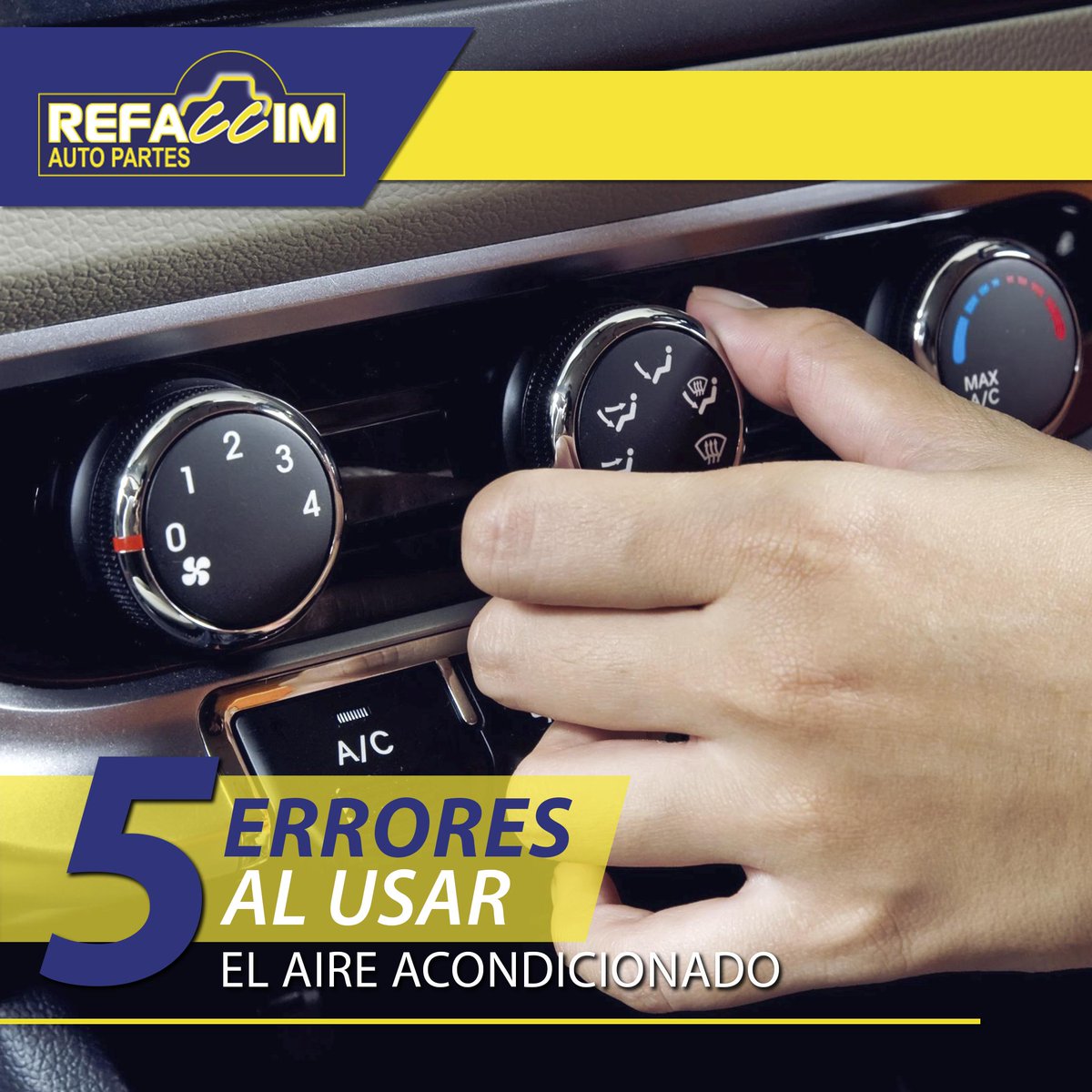 refaccimmx's tweet photo. 5 errores al usar el aire acondicionado
Link: https://t.co/RBYrcmwSrJ https://t.co/YWNEAf5cHQ