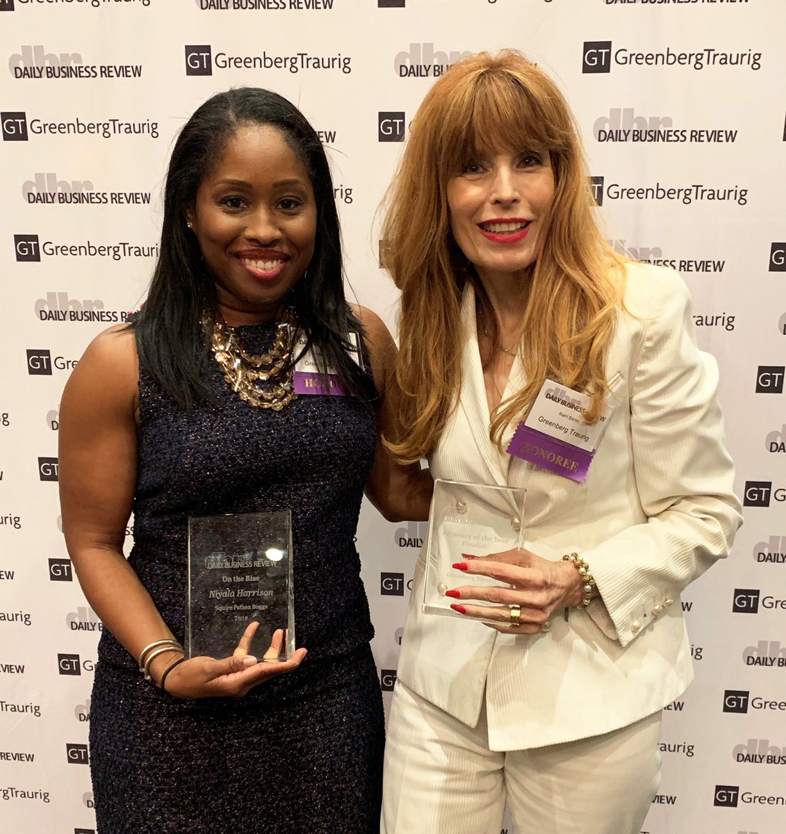 Congratulations to <a href="/GT_Law/">Greenberg Traurig LLP</a>'s Bradford D. Kaufman, Kerri Barsh, and Niyala Harrison, and our Miami #RealEstate Team who were honored at <a href="/dbreview/">Daily Business Review</a>’s 2019 Professional Excellence Awards last night.