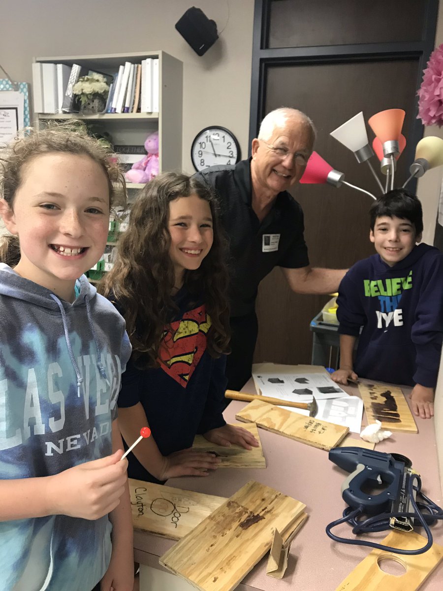 IAClayton01's tweet photo. Birdhouse construction. Underway at WHE!! Grateful for all the support from the community. Nothing like applying measuring and angles to real life situations! https://t.co/Y669JoMTaj