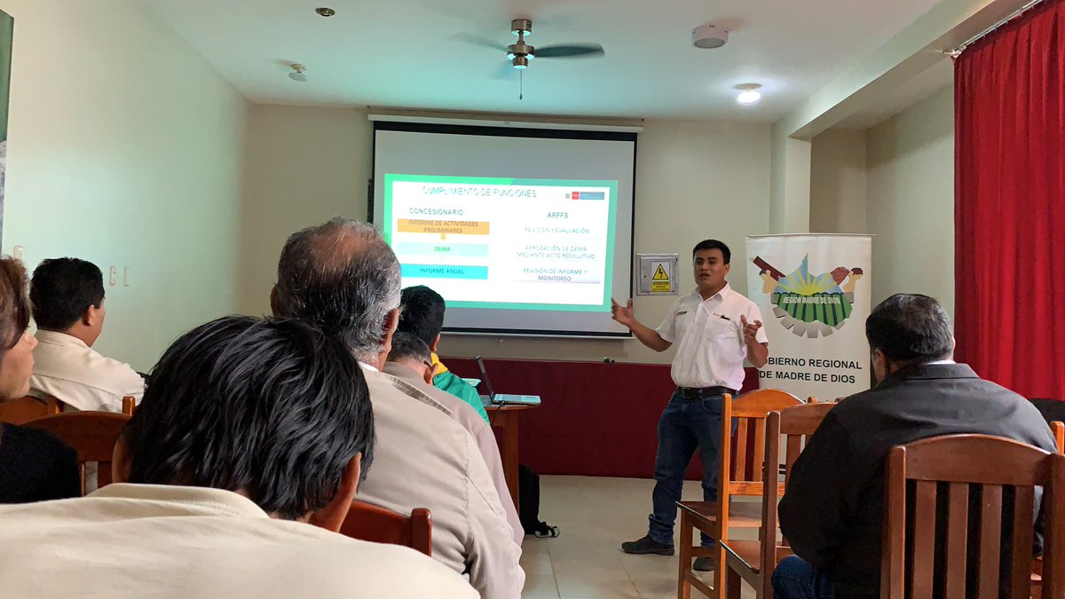 lugane's tweet photo. Taller de @SerforPeru para elaborar diagnóstico del estado actual de las concesiones para conservación y ecoturismo en MDD. Participantes pedimos mayor independencia, recursos, capacidades y empatía de las ARFFS. Articular tbn es clave para la conservación. #ConserveTheAmazon 🌳 https://t.co/KflA6JaJzI
