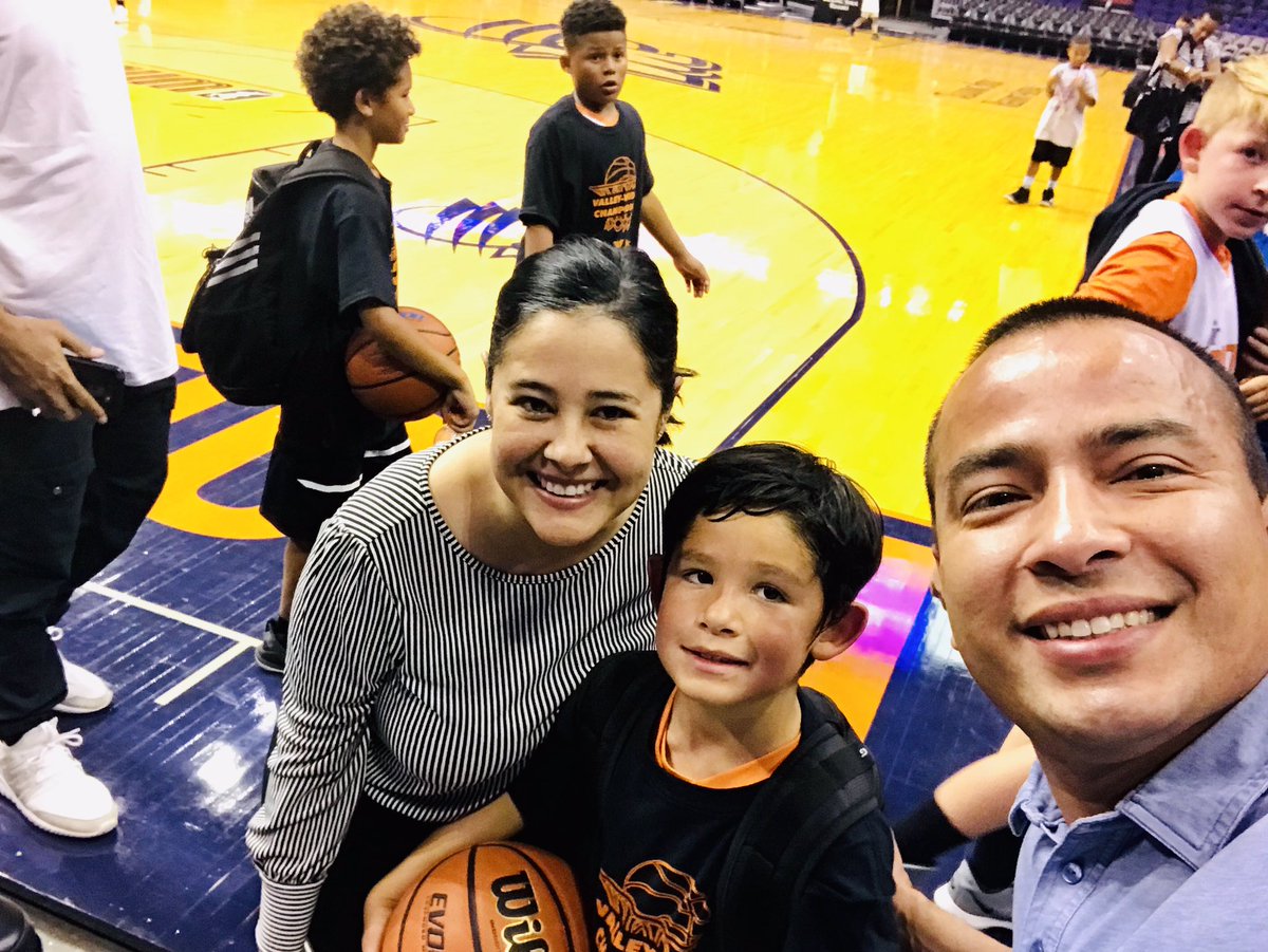 DanielVPhx's tweet photo. I may be biased but #28 is one of the best Point Guards to play on this floor in a long time! We’re so proud of our Julian and the #YMCA #JrSUNS Youth Basketball Champions!!! #Teamwork #WorkEthic https://t.co/LpHDQjvjWN