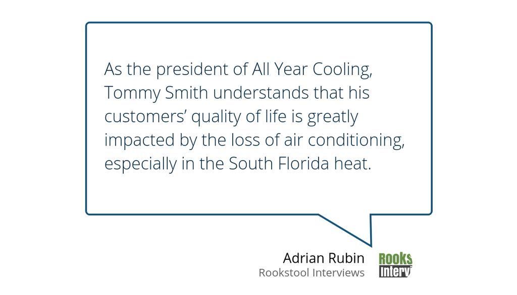 MsAlissaDavis's tweet photo. Last year, we wrote an article: "Tommy Smith Of All Year Cooling" https://t.co/6o7QLp3WF3 #Florida #TommySmith #SouthFlorida https://t.co/RtkoF95fup