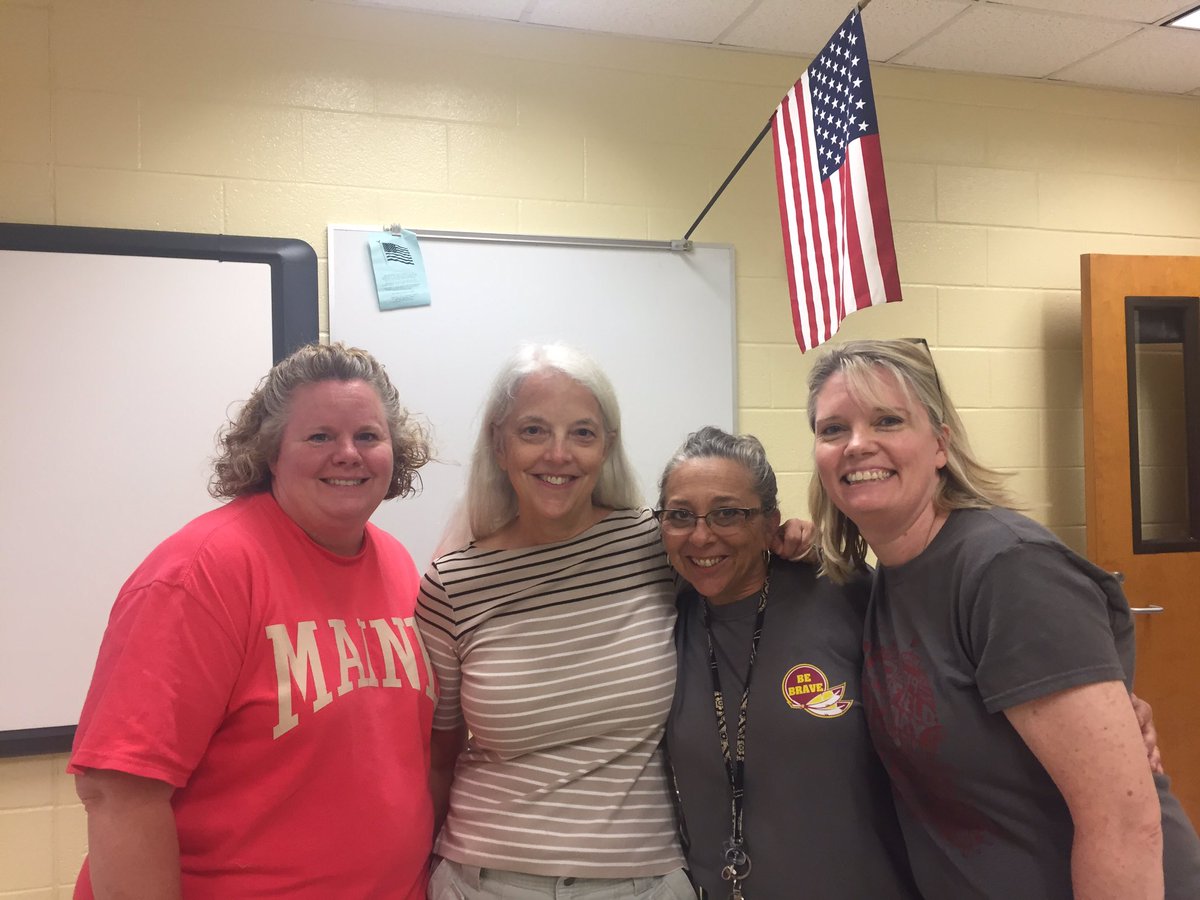 When a blast from the past comes to visit!  Miss you Wiegand!  Disclaimer: it is pajama day and bounce houses day at school!