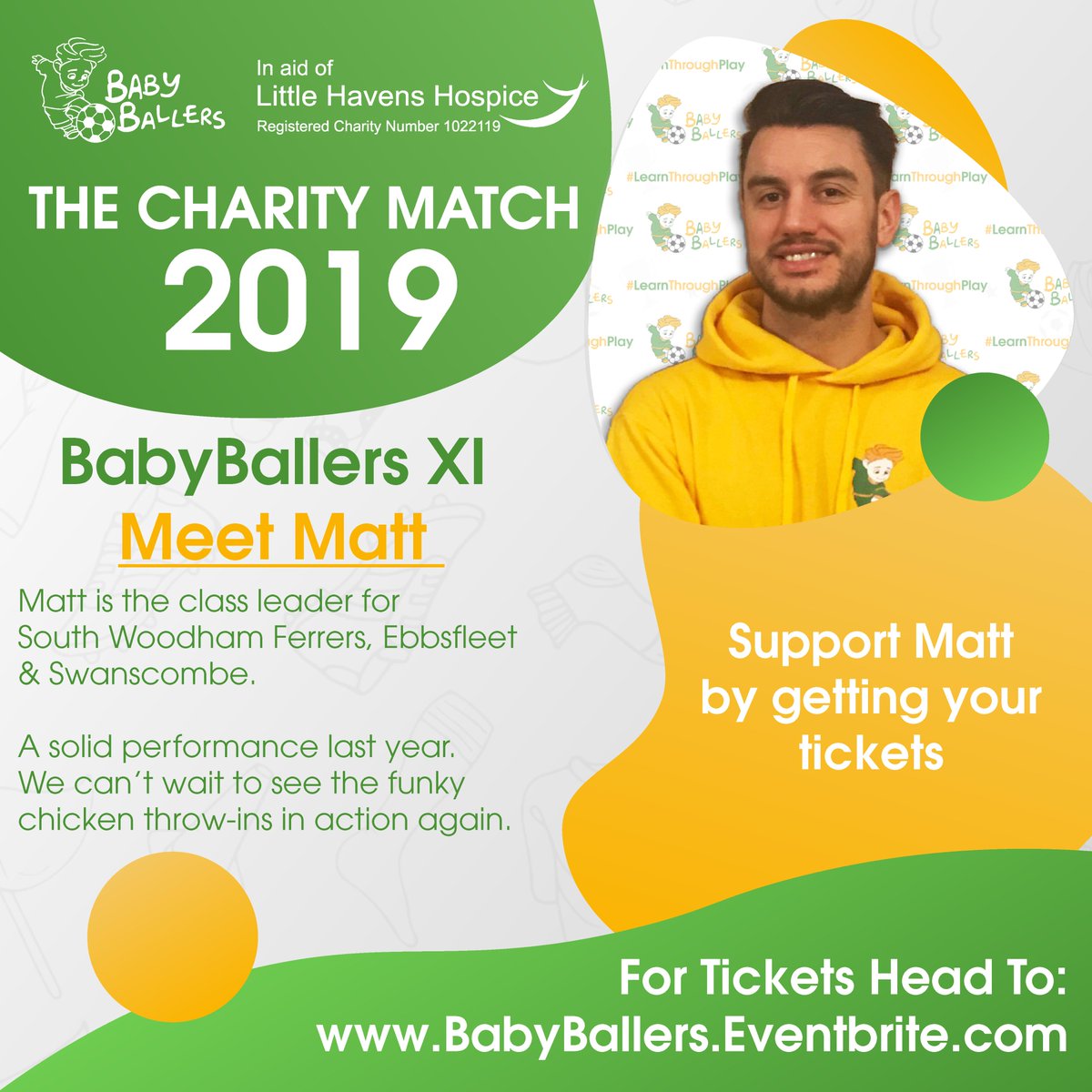 BabyBallersUK's tweet photo. BabyBallers XI | Here's Frank, Danny, Matt &amp; Brandon. 

Get behind the boys and help us raise as much as possible for Little Havens by getting your tickets here: https://t.co/bcAOjB8sZg https://t.co/7VCXRMHq5E