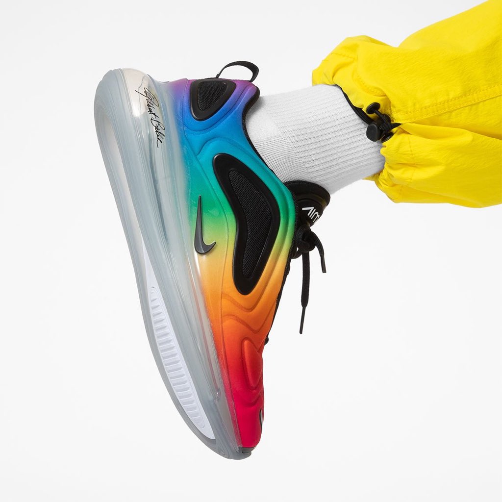 B/R Kicks on Twitter: "An early look at the Nike Air Max 720 BE TRUE which  honors Gilbert Baker's rainbow flag. The shoe is expected to release in  June. https://t.co/YCiTiMn2sz" / Twitter