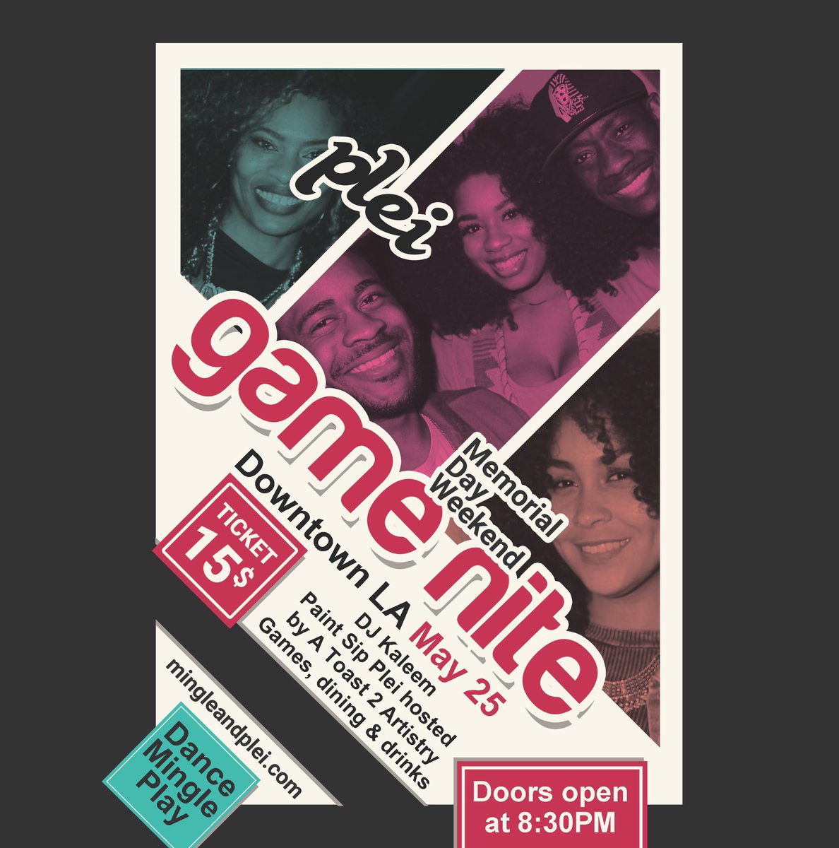 Got plans for Saturday night? Plei in DTLA!