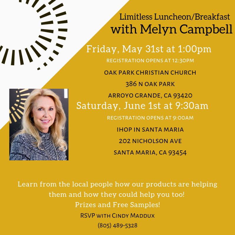 LimitlessWWLLC's tweet photo. See you all next weekend!

To all of the California Central Coast Limitless Team Xecutives...
Join us for dinner and a training meeting on Friday, May 31st at 6:30pm:
Upper Crust Trattoria SLO
11560 Los Osos Valley Rd #190
San Luis Obispo, CA 93401 https://t.co/ZJYDKx66ke