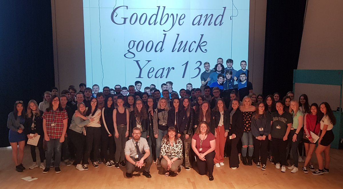 Best of luck Y13 😊❤