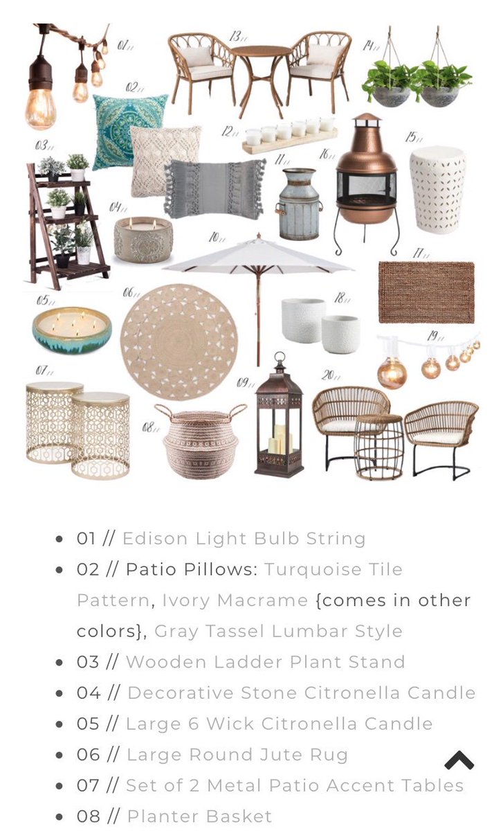 sunseekinstyle's tweet photo. Patio Picks - Best Decor for Your Outdoor Oasis ☀️😎https://t.co/mbZGGlILIx #outdoordecor #homedecorideas #summer #patiodecor #balconydecor #homesweethome #lifestyleblogger https://t.co/Pj2IMBpXIA
