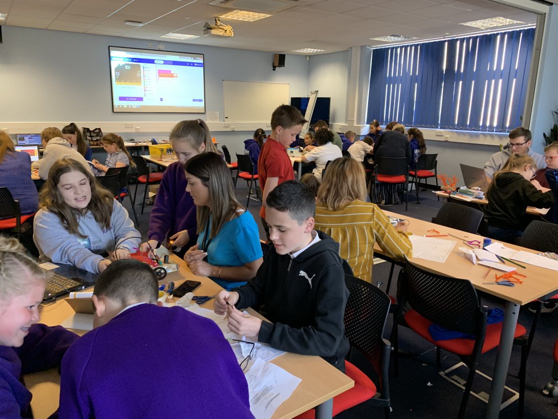 DCCommunityTees's tweet photo. What an amazing day we've had with a bunch of brilliant young inventors! 
Check out all their amazing work! 🚗🍦🤖 https://t.co/ScPMr7dUMj
@TeessideUni @Inspire2L #TeachTech https://t.co/h2GRsAjkK4