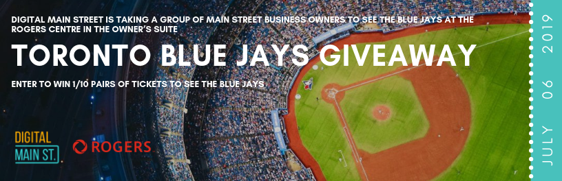 digital_mainst's tweet photo. Digital Main Street is partnering with our friends at @RogersBiz to take a group of Main Street Business owners to see the #TorontoBlueJays play on July 6th in the owner’s suite at the Rogers Centre.

Enter to #win 1 of 10 pairs of tickets ⚾️ https://t.co/up33KsQMiG https://t.co/59SZjiHtdX