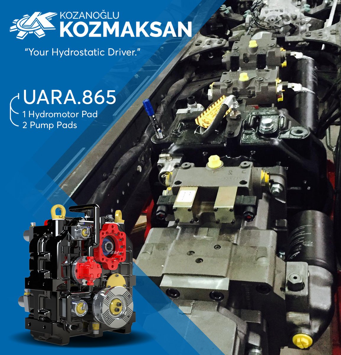 KozmaksanPTO's tweet photo. "Your Hydrostatic Driver UARA.865."
With 800 KGM Torque Capacity, 1 Hydromotor Pad and 2 Hydraulic Pump Pads Ready to Action!
https://t.co/eNODy2iolL
https://t.co/HRwYVdROtr
#pto #powertakeoff #hydraulicpump #hydrauliccylinder #oiltank #wetkit #pumpdrive #rpmincreaser https://t.co/Qyc0Kon1ci