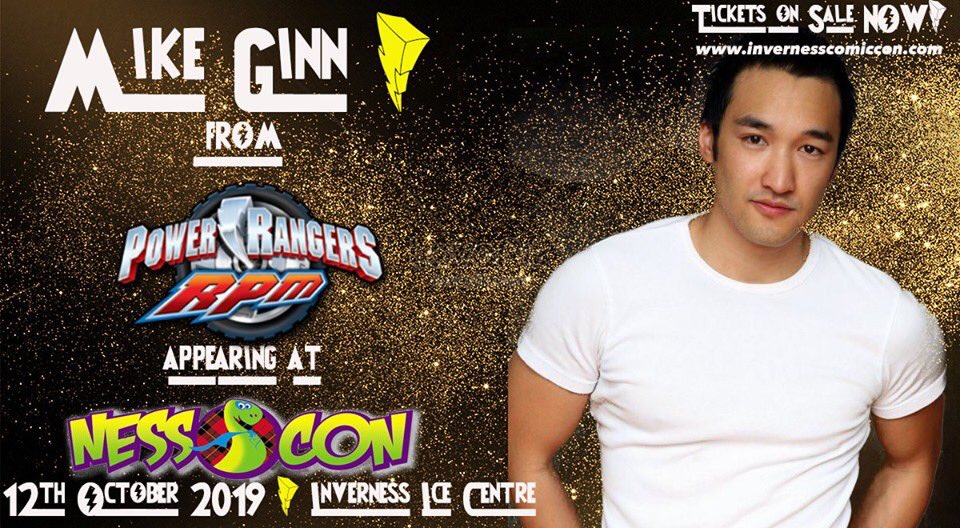 Guest Announcement 

We are thrilled to announce that <a href="/MikeGinn/">Mike Ginn</a> will be attending #NessCon on the 12th October at <a href="/IceSportNess/">Inverness Ice Centre</a> get your tickets online at invernesscomiccon.com 
#invernesscomiccon #powerrangers  #rpm #mikeginn