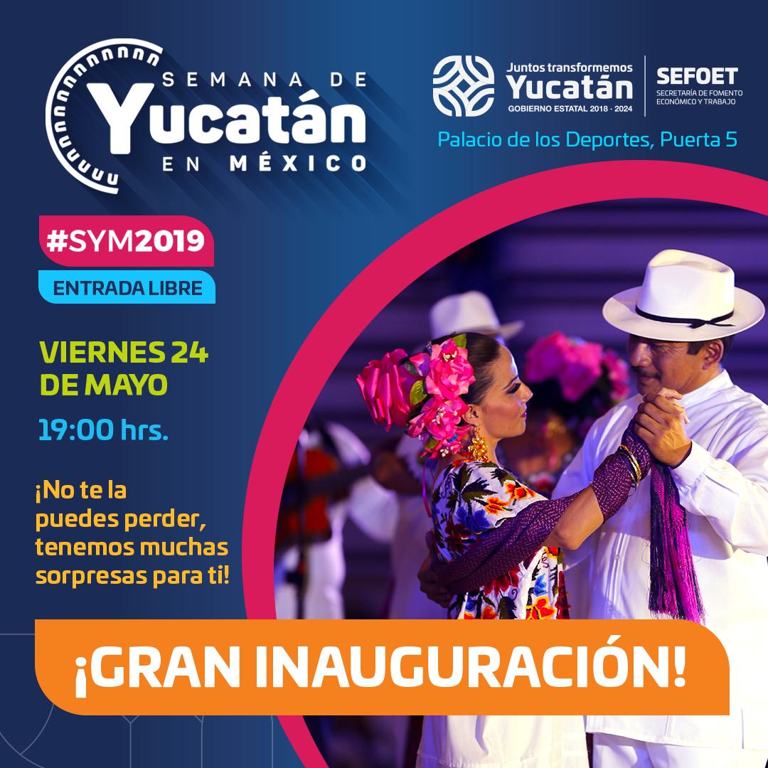 YucatanExpone's tweet photo. 👉 VEN HOY a la inauguración de la semana de Yucatán en México a las 6:00 p.m. 🌌 y podrás ganar una de las 50 sorpresas 🎊🎉 que tenemos para ti. 👈 

https://t.co/bGvl81PQ9B

¡Te esperamos en el Palacio de los Deportes, la entrada es libre! https://t.co/rhaw3QVvks